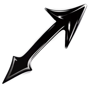 Black Arrow Pointer Png Uyr PNG Image