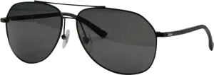 Black Aviator Sunglasses Isolated PNG Image