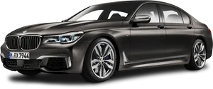 Black B M W5 Series Sedan PNG Image