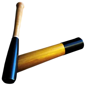 Black Baseball Bat Png Dwd PNG Image