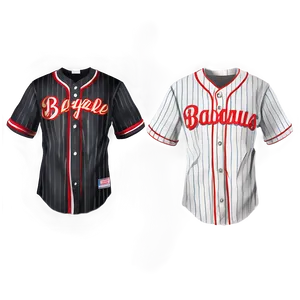 Black Baseball Jersey Png Jau PNG Image