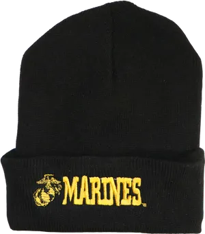 Black Beanie Mardones Embroidery PNG Image