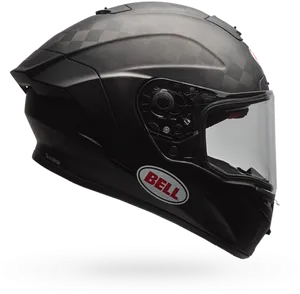 Black Bell Motorcycle Helmet PNG Image