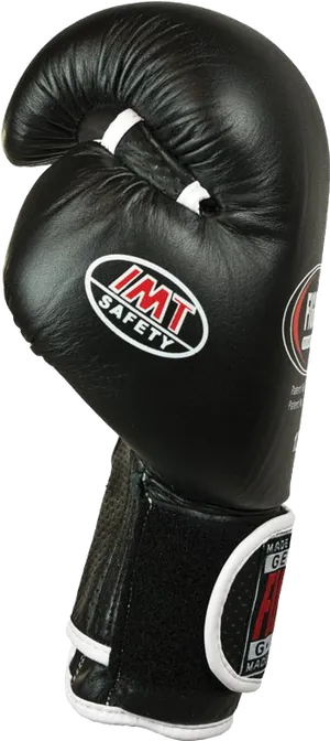 Black Boxing Glove Safety Brand PNG Image