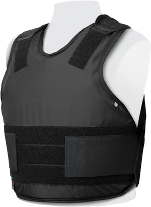 Black Bulletproof Vest PNG Image