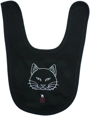 Black Cat Bib Product Image PNG Image