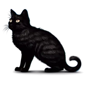 Black Cat Silhouette Png Nnf62 PNG Image