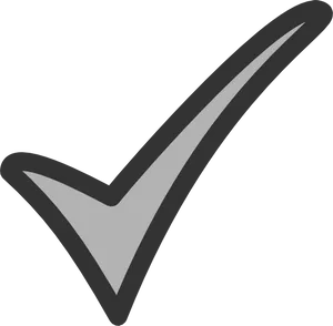 Black Checkmark Graphic PNG Image