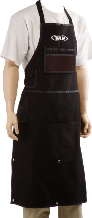 Black Chef Apron Mannequin PNG Image