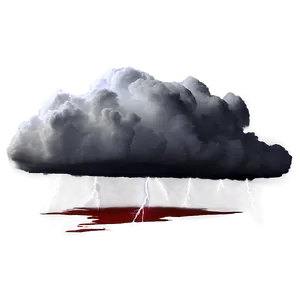 Black Clouds And Lightning Png Kjb PNG Image