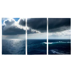 Black Clouds At Sea Png Bqw PNG Image