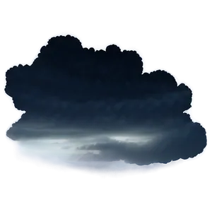 Black Clouds Night Sky Png Aqu PNG Image