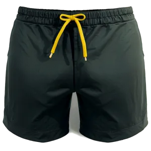 Black Cotton Shorts Png Rvl PNG Image