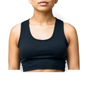 Black Crop Top Apparel Png Csg PNG Image