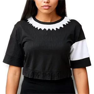 Black Crop Top Look Png Jnu PNG Image