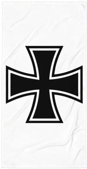 Black Cross Flag Design PNG Image