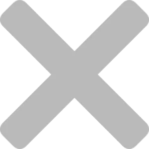 Black Cross Icon Simple Design PNG Image