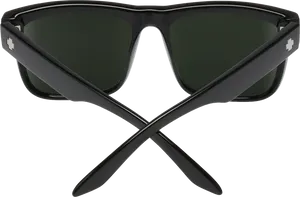 Black Cross Logo Sunglasses PNG Image