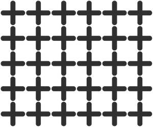 Black Cross Pattern Design PNG Image