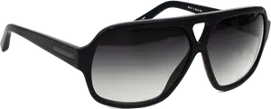 Black Designer Sunglasses Isolated PNG Image