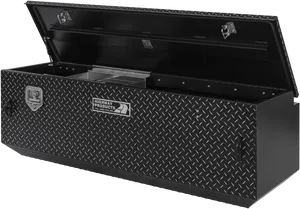 Black Diamond Plate Toolbox PNG Image