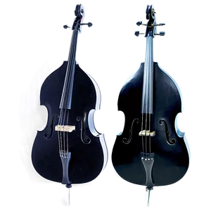 Black Double Bass Png Gcp PNG Image