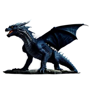 Black Dragon Landing Png Hwn PNG Image