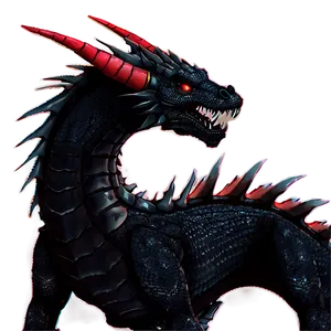 Black Dragon With Red Eyes Png 68 PNG Image