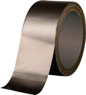 Black Duct Tape Roll PNG Image