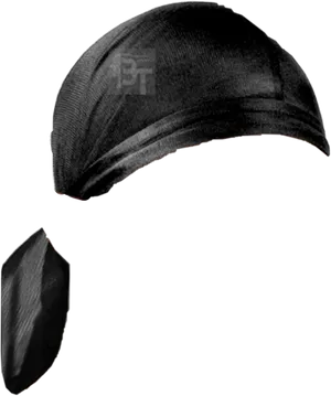 Black Durag Floating View PNG Image