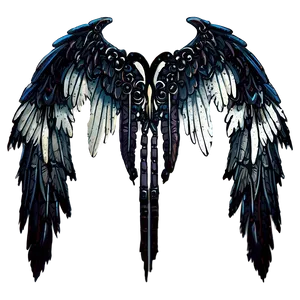 Black Emo Wings Png 05212024 PNG Image