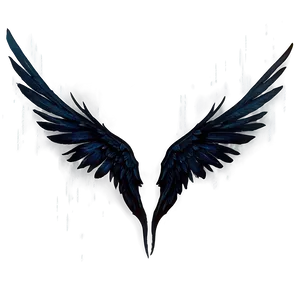 Black Emo Wings Png 23 PNG Image