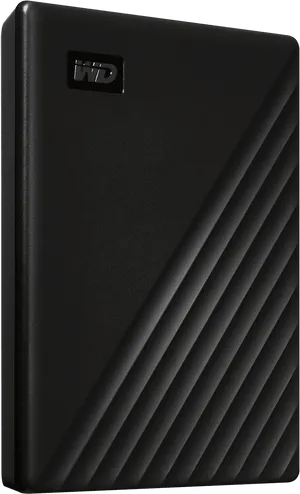 Black External Hard Drive W D PNG Image