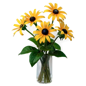 Black Eyed Susan Floral Arrangement Png Usy PNG Image