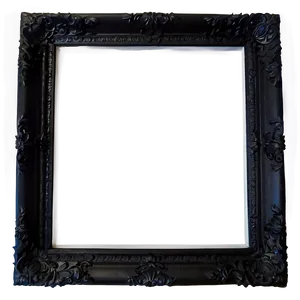 Black Frame With Mount Png Sok80 PNG Image