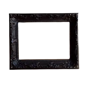 Black Frame With Shelf Png Fmn PNG Image