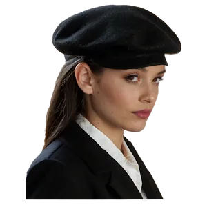 Black French Beret Png Qrh PNG Image