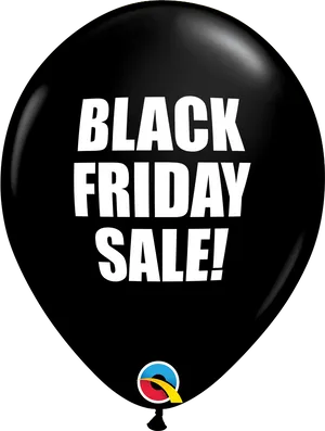 Black Friday Sale Balloon PNG Image