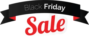 Black Friday Sale Banner PNG Image