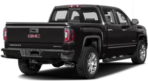 Black G M C Sierra Denali Truck PNG Image