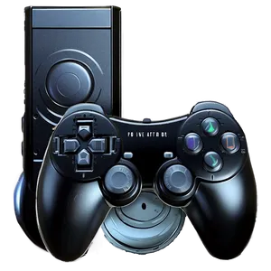 Black Game Console Png Cgx PNG Image