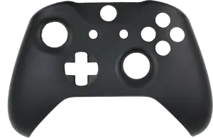 Black Game Controller Silhouette PNG Image