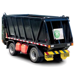 Black Garbage Truck Png 4 PNG Image