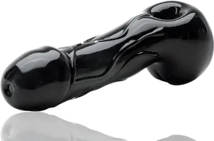 Black Glass Sculpture PNG Image