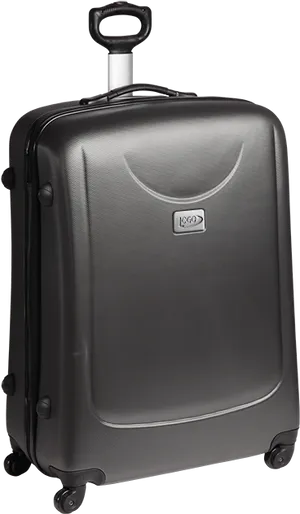 Black Hardshell Spinner Luggage Bag PNG Image