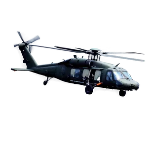 Black Hawk Helicopter In Action Png 06252024 PNG Image