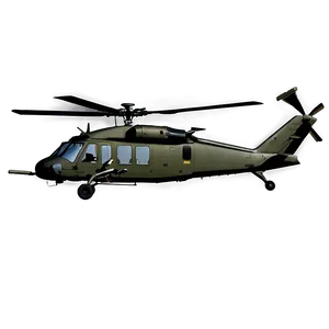 Black Hawk Helicopter In Action Png Bss94 PNG Image