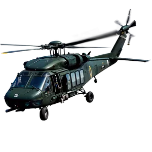 Black Hawk Helicopter Side View Png 44 PNG Image