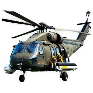 Black Hawk Rescue Helicopter Png Vvp PNG Image