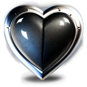 Black Heart Icon Png Qto PNG Image